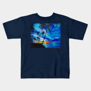 Tropical Blues Kids T-Shirt